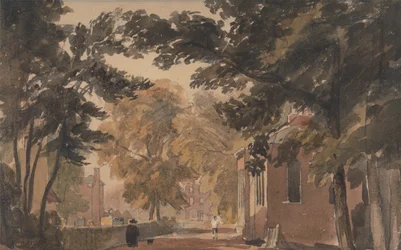 Een straat in Harborne